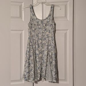 Lauren Conrad x Disney Cinderella Floral Blue Dress